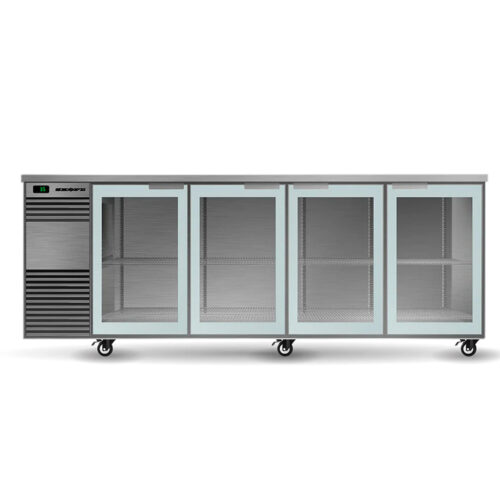 SKOPE BackBar Display Fridge 4 Doors 780L 2600mm BB.4.GSW Stainless Steel