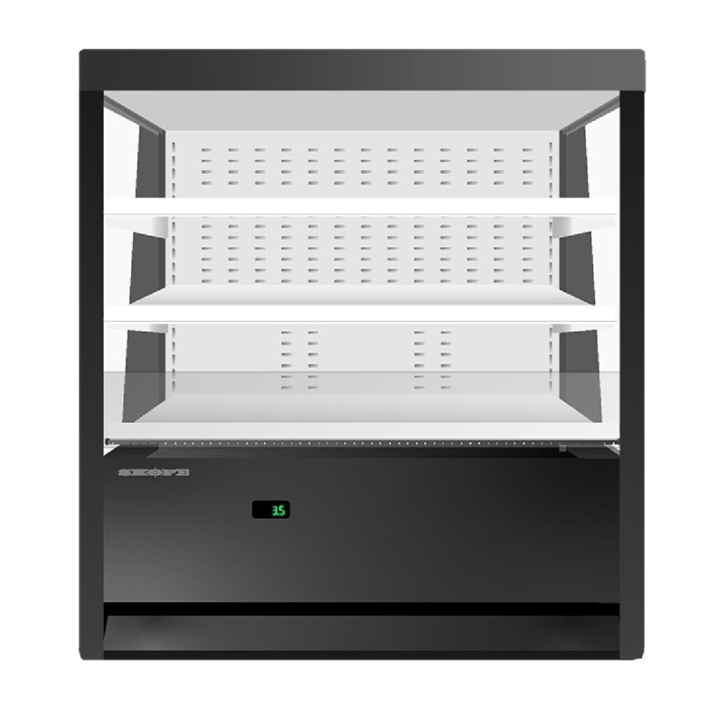SKOPE Open Deck Upright Display Fridge 386L 1205mm OD460N Black