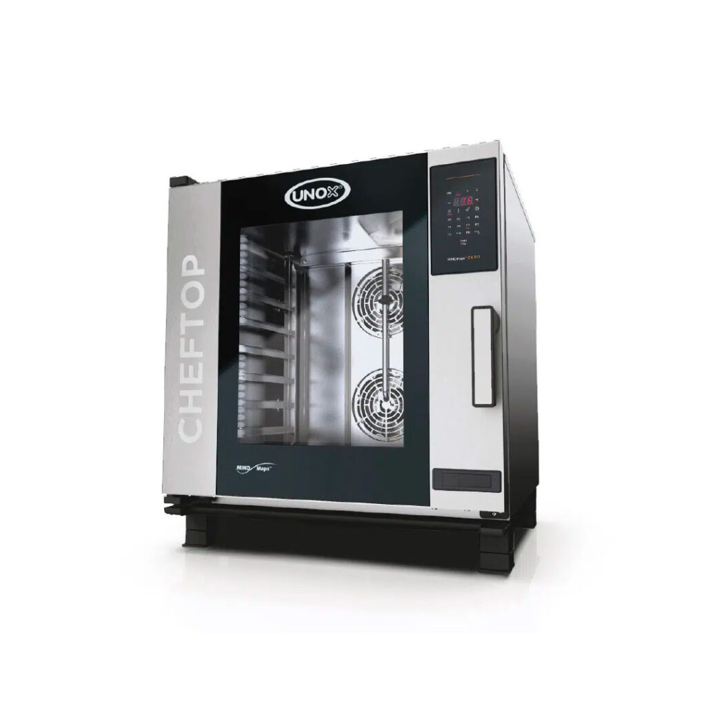UNOX Cheftop Zero Convection Oven with Humidity 7 Tray 1/1GN 750mm XEVC-0711-EZRM