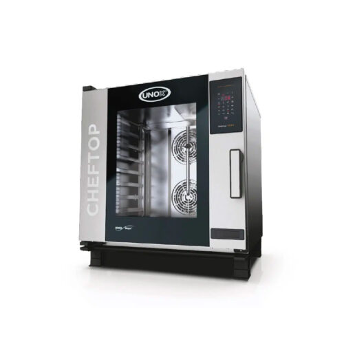 UNOX Cheftop Zero Convection Oven with Humidity 7 Tray 1/1GN 750mm XEVC-0711-EZRM