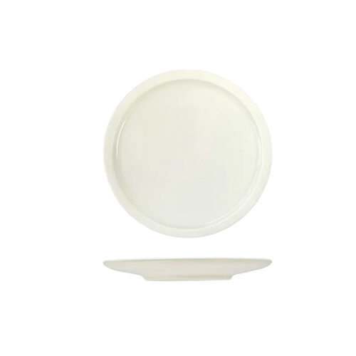 Flat Coupe Plate 210mm Ease Ivory
