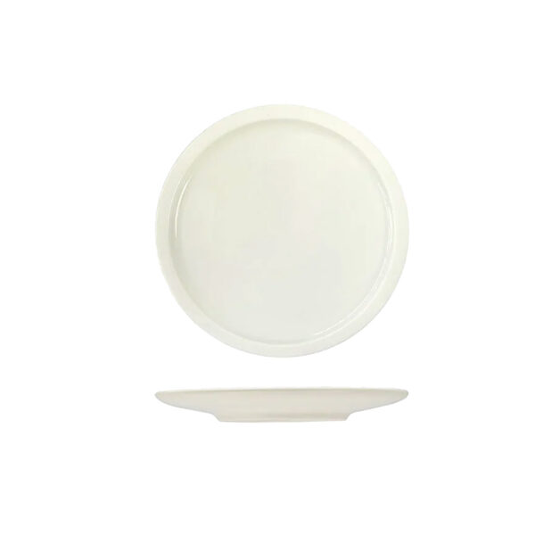 AFCR502021 Flat Coupe Plate 210mm Ease Ivory