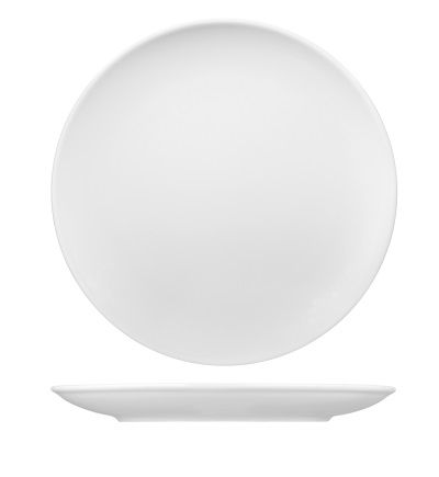 Round Coupe Plate 310mm Vintage White