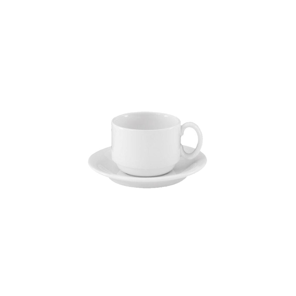 Ableware Cup Stackable 240ml Flinders Healthcare - White