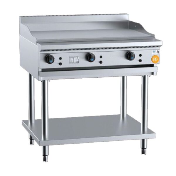 B+S K+ Series Grill Plate On Stand 900mm 66Mj/h NG/LPG