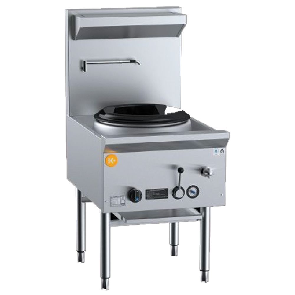 B+S K+ Series Waterless Wok Table Single Hole 600mm