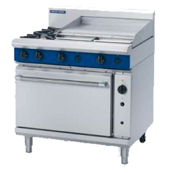 BLUE SEAL Gas Convection Oven With 2 Burners & Griddle 900mm G56B