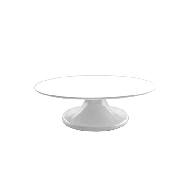 Melamine White Cake Stand (Turntable)