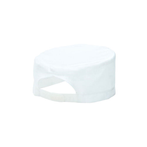 Chef Hat Skull Cap Flat Top White