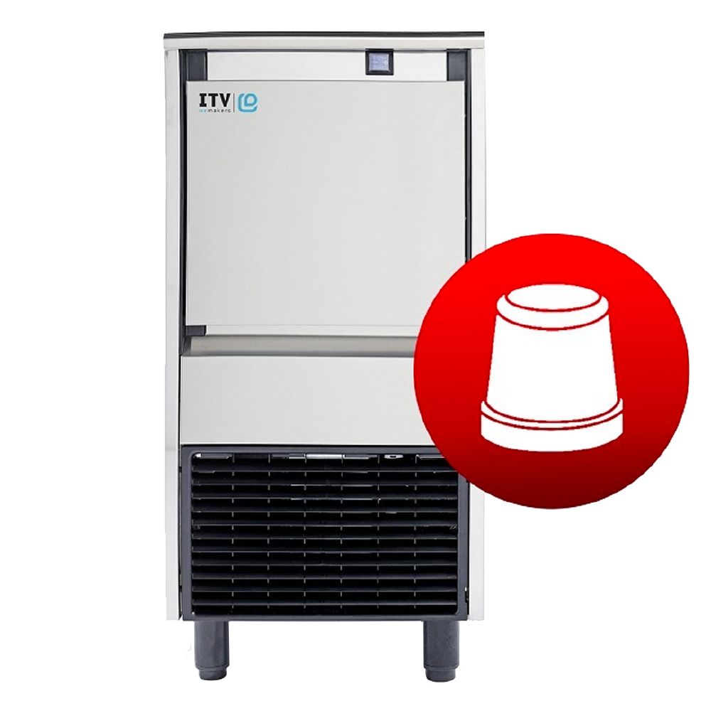 ITV Undercounter Ice Maker 32kg/Day 405mm With Drain Pump GALA NG30-DP