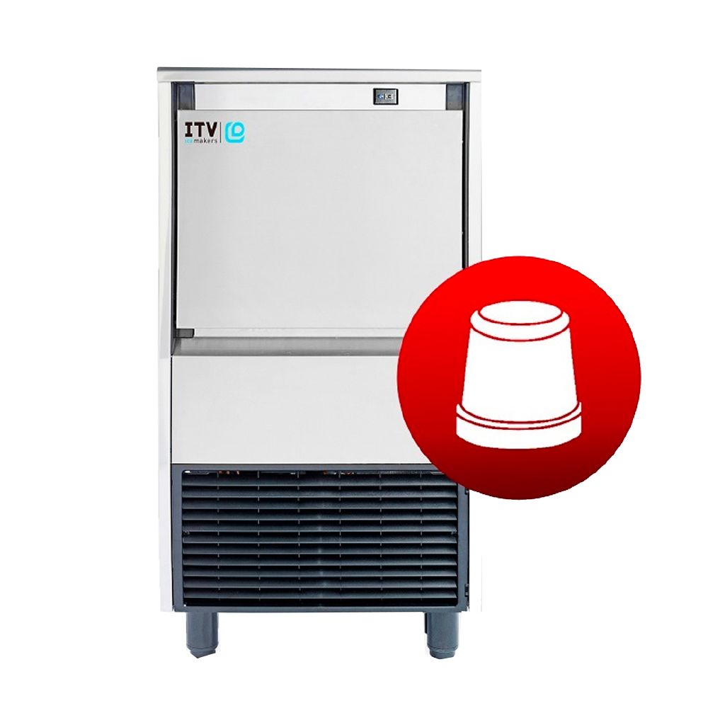 ITV Undercounter Ice Maker 47kg/Day 465mm With Drain Pump GALA NG45-DP