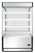 SKOPE Open Deck Upright Display Fridge 1025L 1272mm White OD1100N.LS