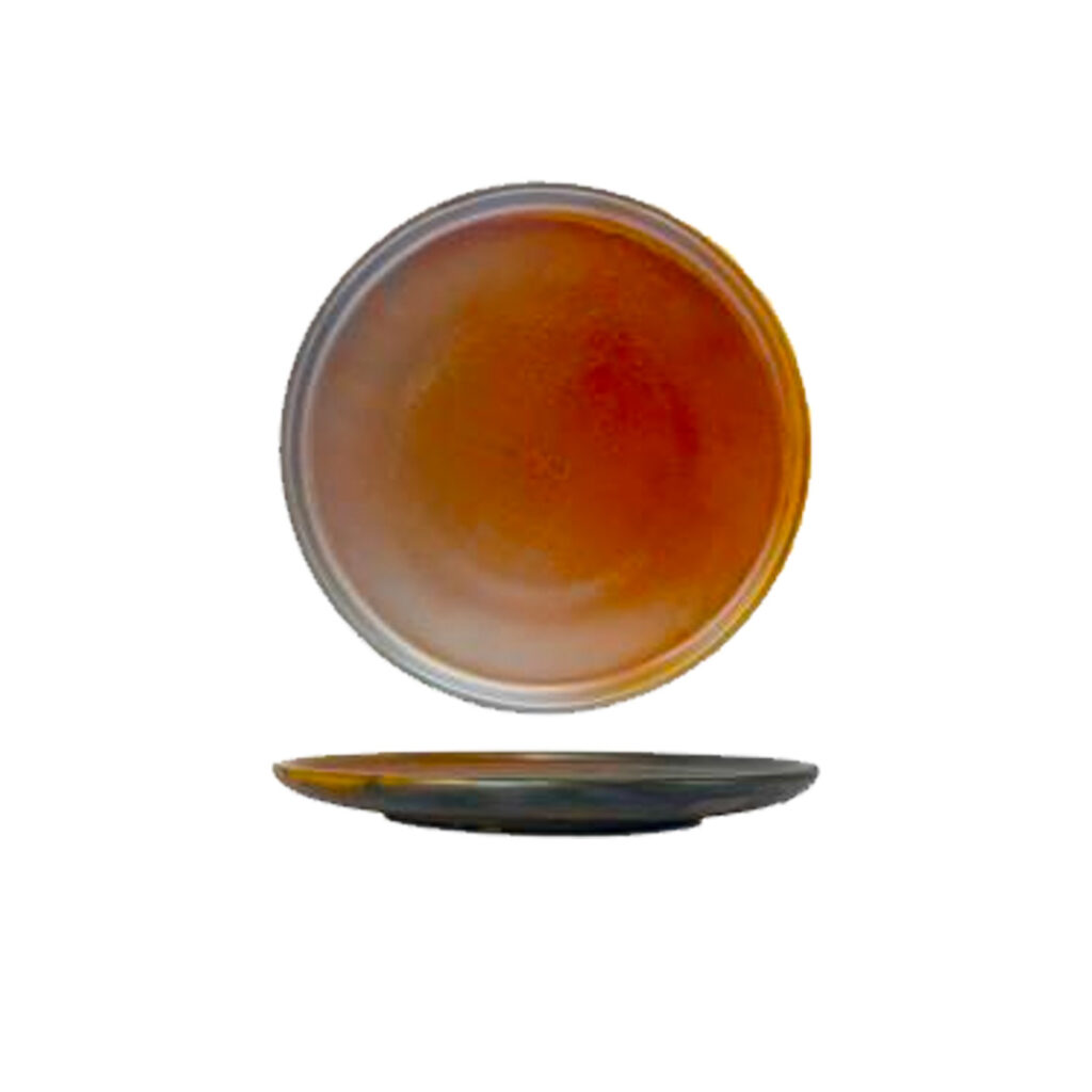 Round Plate 200mm Rust