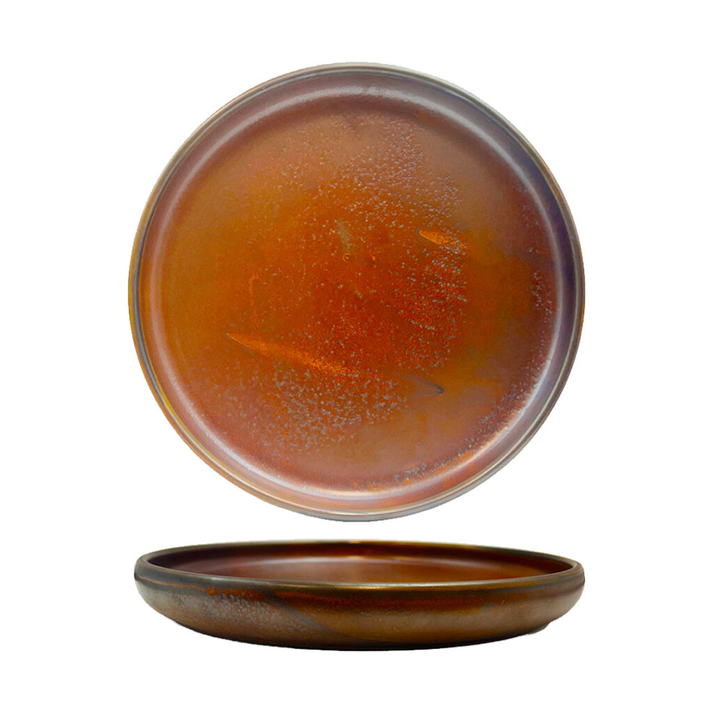 Stackable Plate 210mm Rust