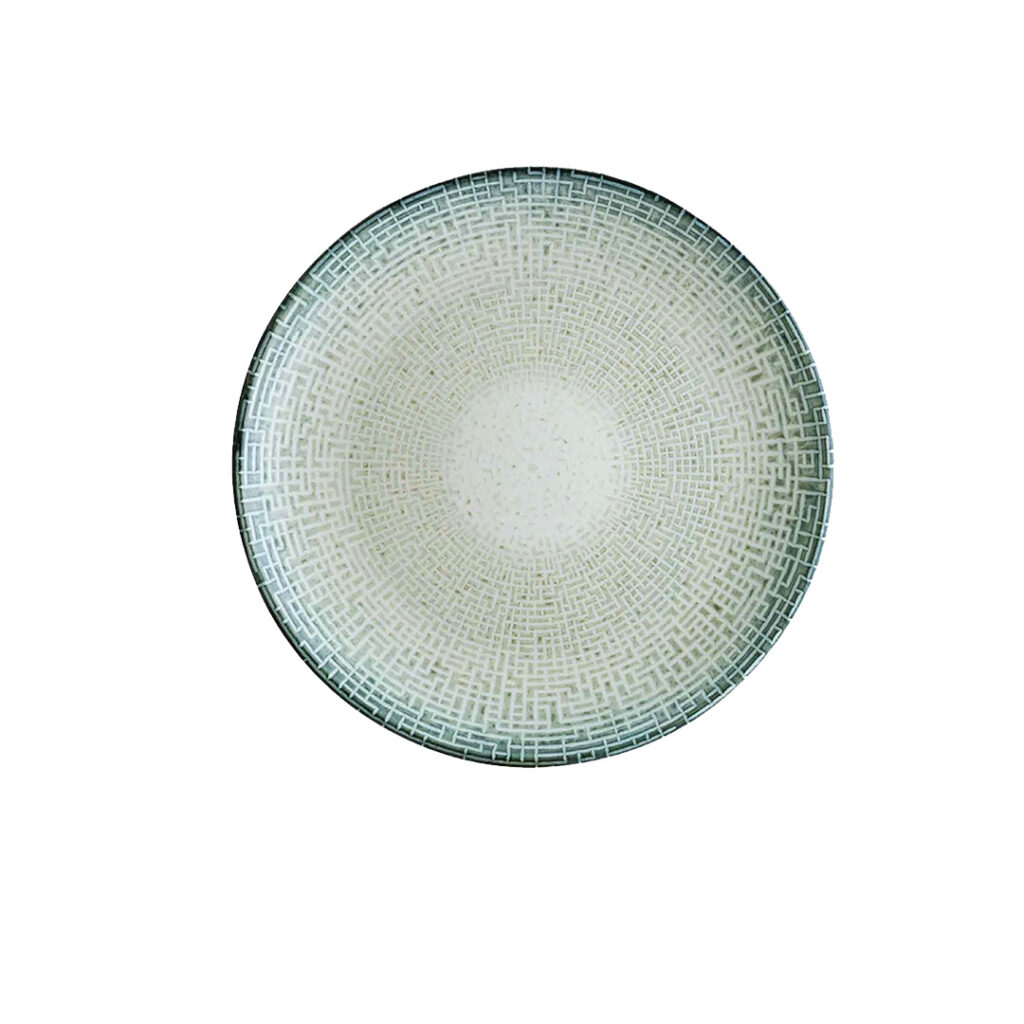 Bonna Maze Coupe Pizza Plate 320mm - Green
