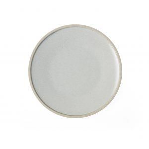 Plate 257mm Round Soho White Pebble