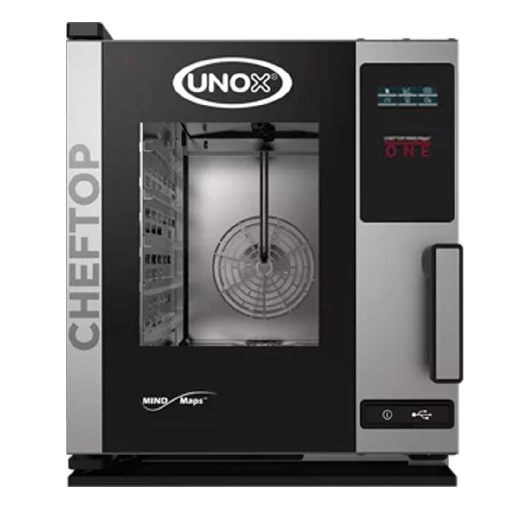 UNOX Electric Compact Combi Oven Cheftop One 5 x 2/3GN Tray 535mm XECC-0523-E1RM