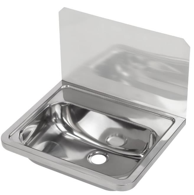 Hand Basin Stainless Steel Splashback