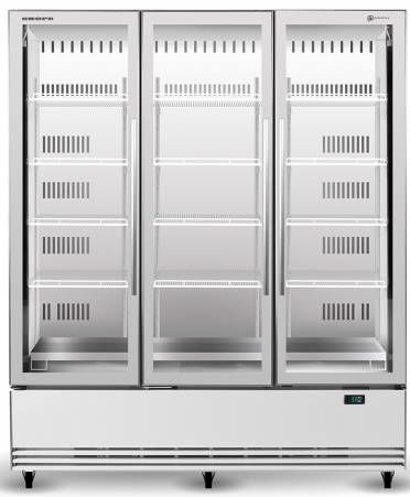 SKOPE ActiveCore Upright Display/Storage Fridge 3 Doors 1433L 1640mm BME1500N-A