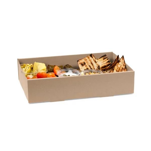 Takeaway Catering Tray Base Medium BioBoard Kraft