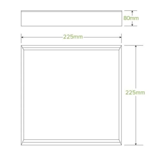 Takeaway Catering Tray Base Small BioBoard Kraft