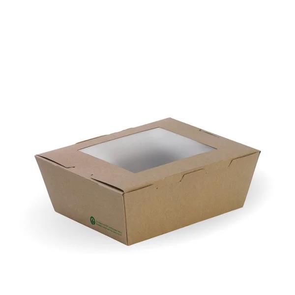 Biobaord Lunch Box w/Window Medium