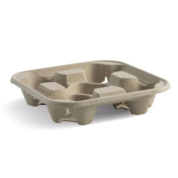BioCup 4 Cup Pulp Tray