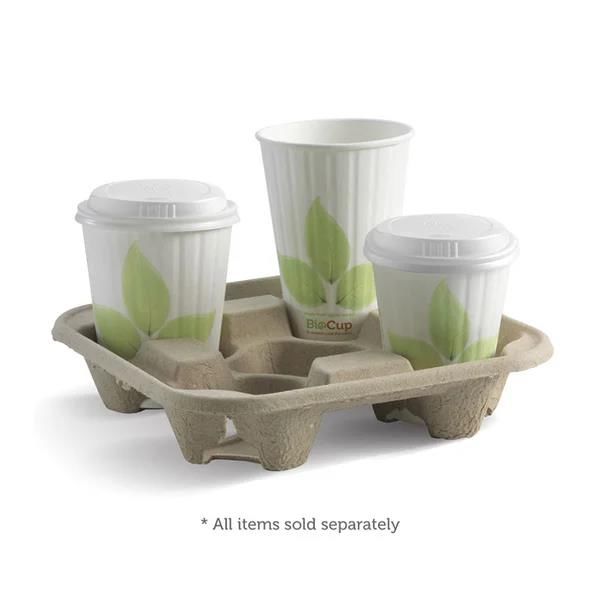 BioCup 4 Cup Pulp Tray