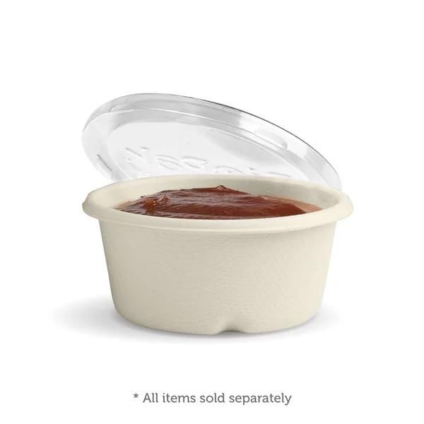 BioCane Sugarcane sauce cup 60ml - White