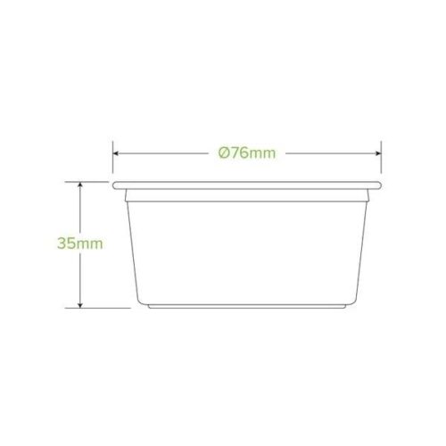 Sauce Cup 90ml BioCup Clear