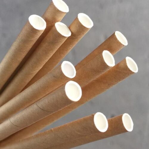 Straw Regular 200mm (6mm) 3 Ply Kraft