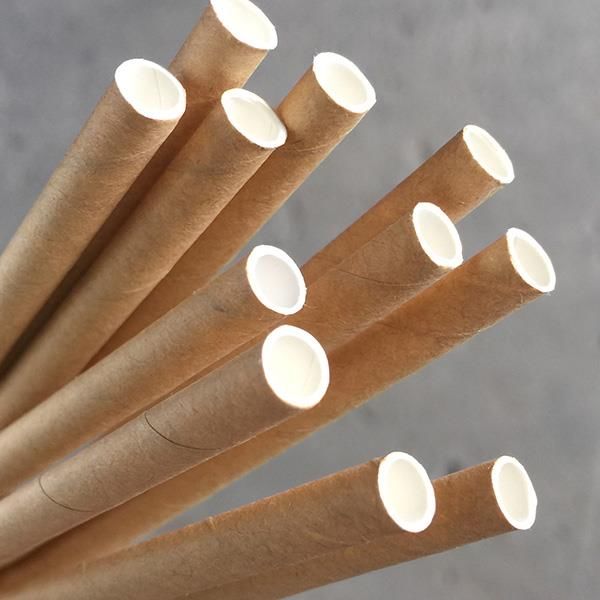 Straw Regular 200mm (6mm) 3 Ply Kraft
