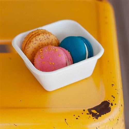 Enviro White Container Square 250ml
