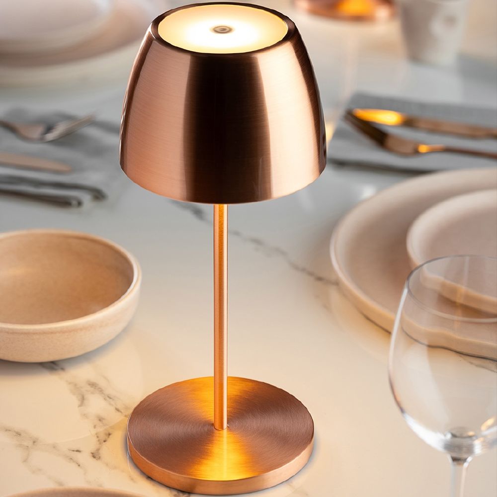 LED Cordless Lamp Montserrat Copper