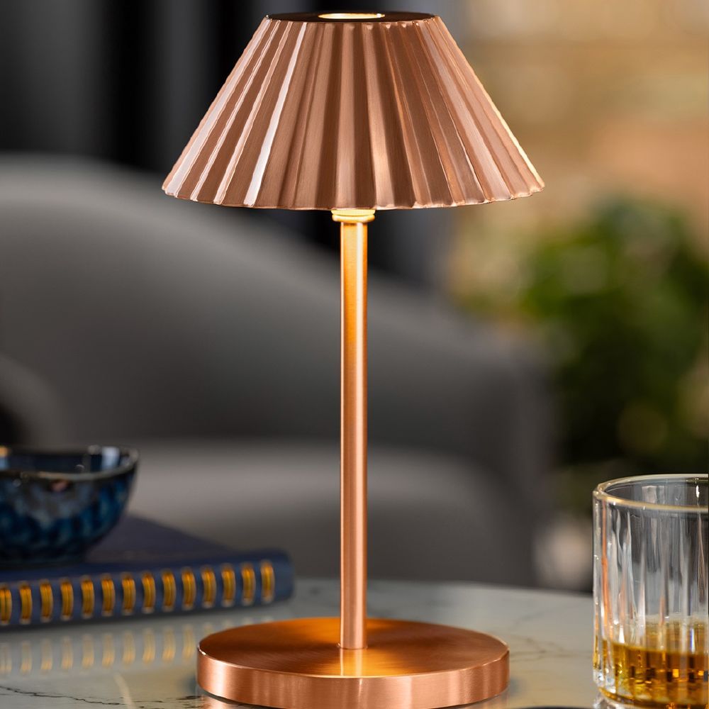 LED Cordless Lamp Aruba Copper