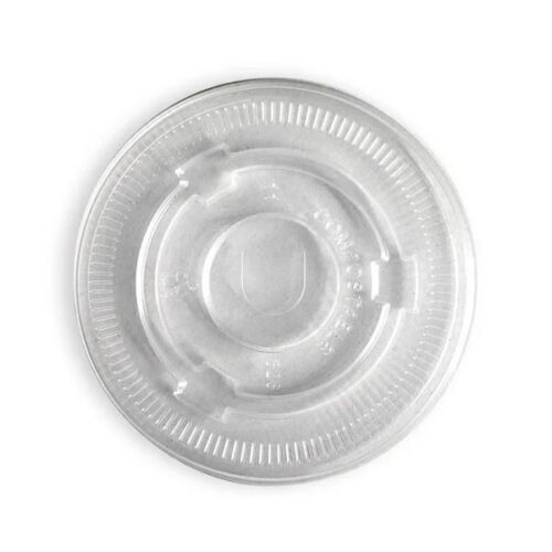 BioCup Lid Clear Flat PET Suits (90mm)