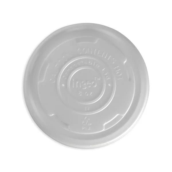 Biobowl Lid Flat PLA Suits Paper Bowl 250ml (8oz)