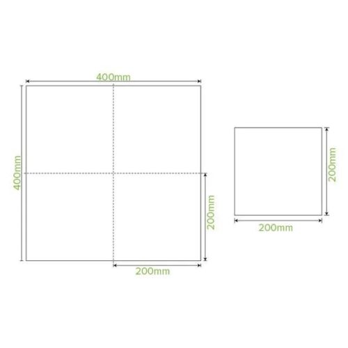 Dinner Napkin 2 Ply 1/4 Fold Corner Embossed BioNapkin