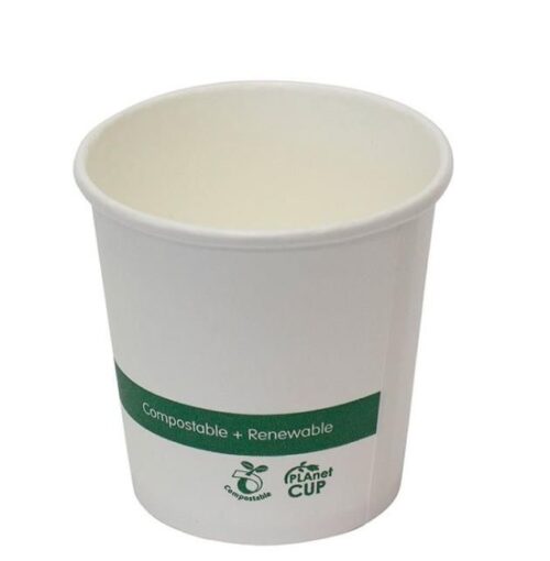Envirochoice Takeaway Coffee Cup 4oz Single Wall White