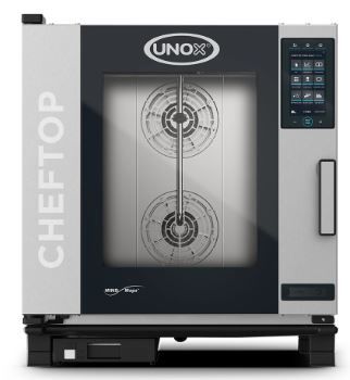 UNOX Gas Combi Oven Cheftop Plus 7 x 1/1GN Tray 750mm XEVC-0711-GPRM