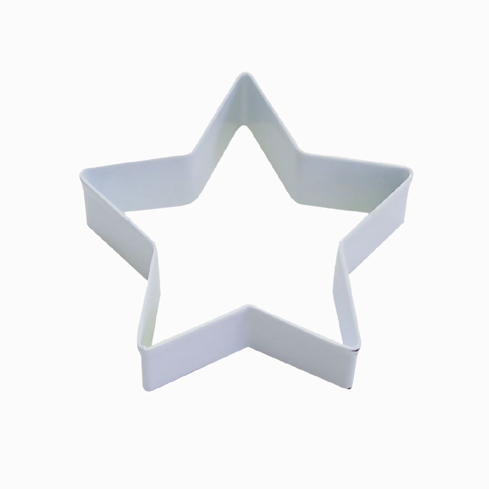 Cookie Cutter 9cm Star White