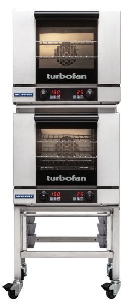 TURBOFAN Convection Oven With Humidity 3 Tray 610mm Double Stacked E23D3/2C