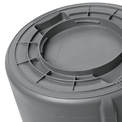 Rubbermaid Brute Round Bin 76L Grey