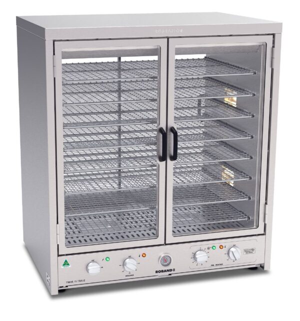Roband Heat ‘n’ Hold Hot Food Display Cabinet 878mm Sliding Front Doors H200R