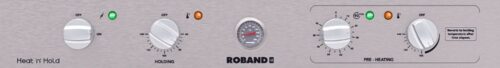 Roband Heat ‘n’ Hold Hot Food Display Cabinet 878mm Sliding Front Doors H200R
