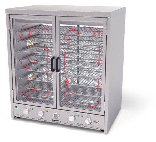 Roband Heat ‘n’ Hold Hot Food Display Cabinet 878mm Sliding Front Doors H200R