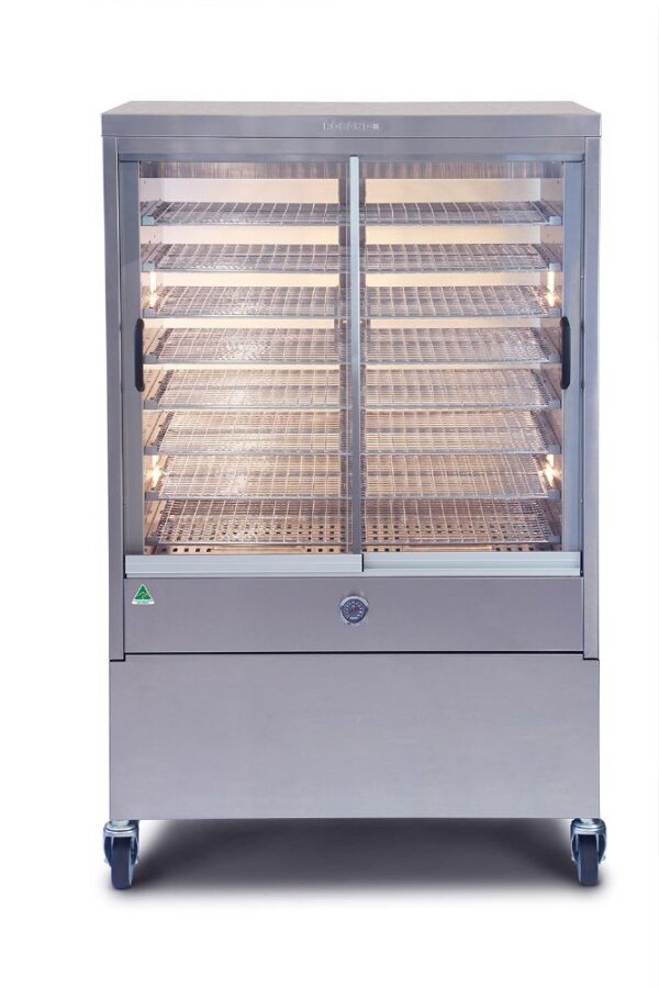 Roband Heat ‘n’ Hold Hot Food Display Cabinet 878mm Sliding Front Doors H200R