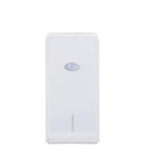 Livi Toilet Paper Interleaved Dispenser - White