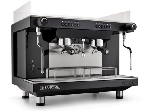 Sanremo Espresso Machine Zoe Competition 2 Group Tall Black 20amp 720mm