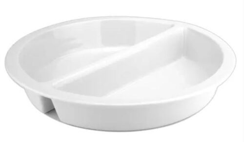 Round Food Pan w. Divider 380mm 5.8L Athena